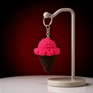 ice cream keychain front